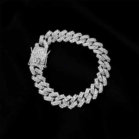 GEMZ Miami Prong Ice Cuban Bracelet